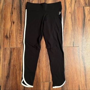 Victoria Secret, Pink! Yoga high waisted 7/8 ankle legging! Black and White!